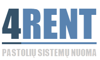 Pastolių nuoma. 4RENT